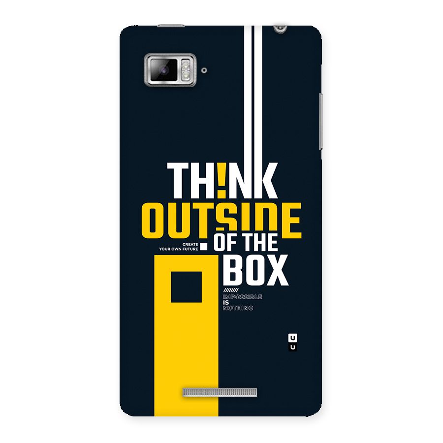 Awesome Think Out Side Back Case for Lenovo Vibe Z K910
