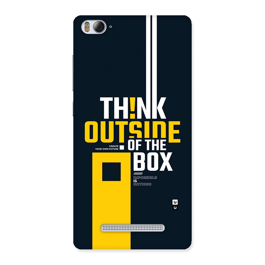 Awesome Think Out Side Back Case for Mi4i