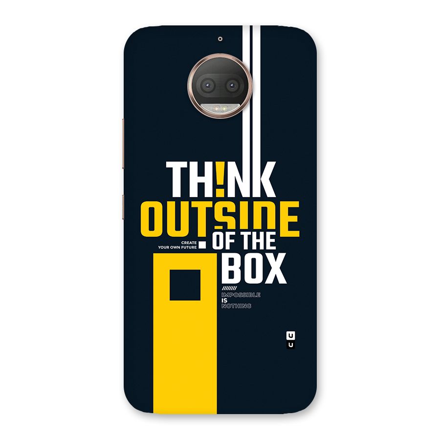 Awesome Think Out Side Back Case for Moto G5s Plus