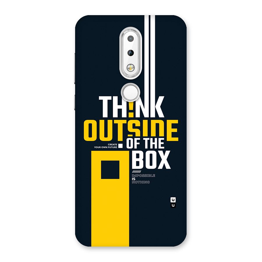 Awesome Think Out Side Back Case for Nokia 6.1 Plus