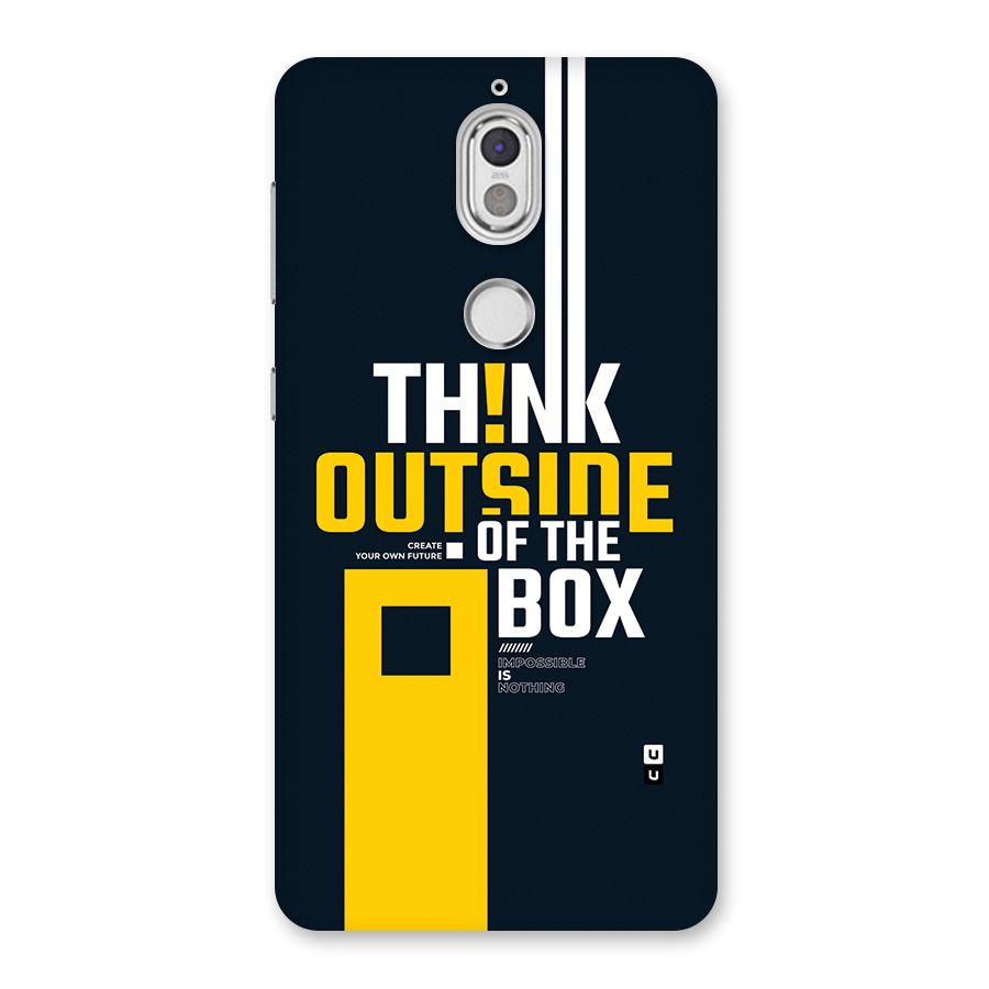 Awesome Think Out Side Back Case for Nokia 7