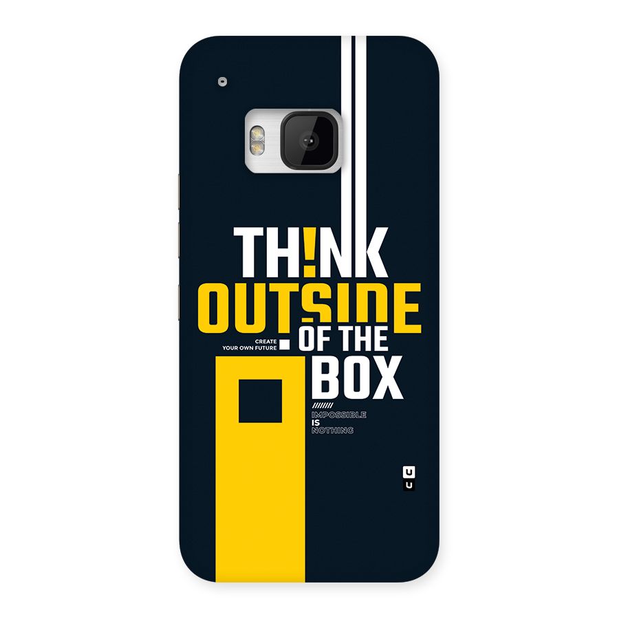 Awesome Think Out Side Back Case for One M9