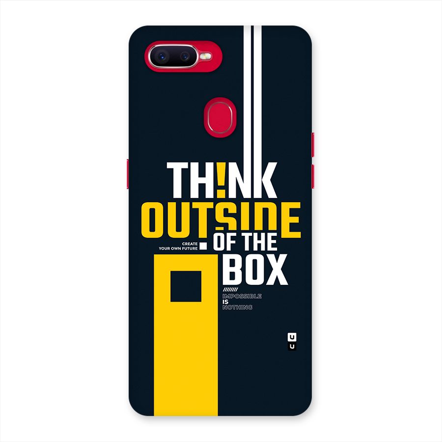 Awesome Think Out Side Back Case for Oppo F9 Pro