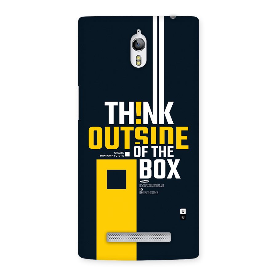 Awesome Think Out Side Back Case for Oppo Find 7