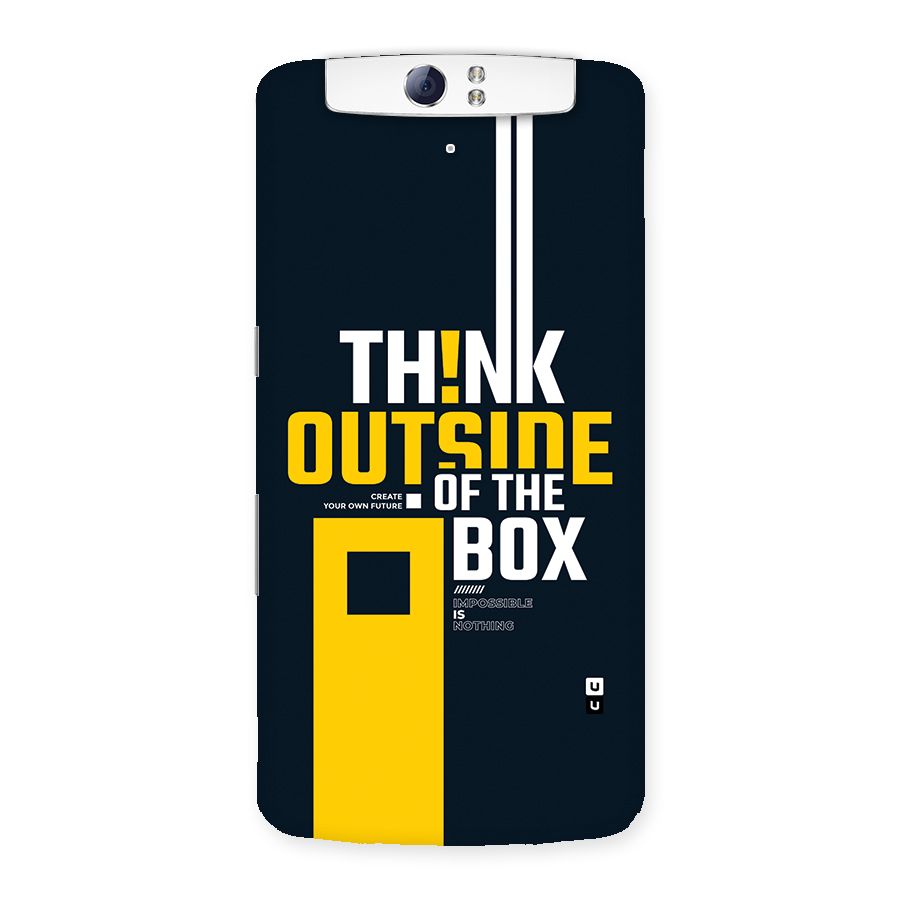 Awesome Think Out Side Back Case for Oppo N1