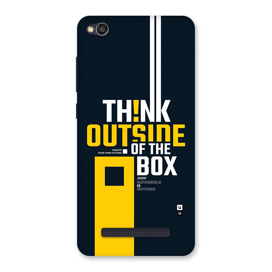Awesome Think Out Side Back Case for Redmi 4A