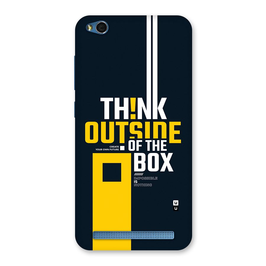 Awesome Think Out Side Back Case for Redmi 5A