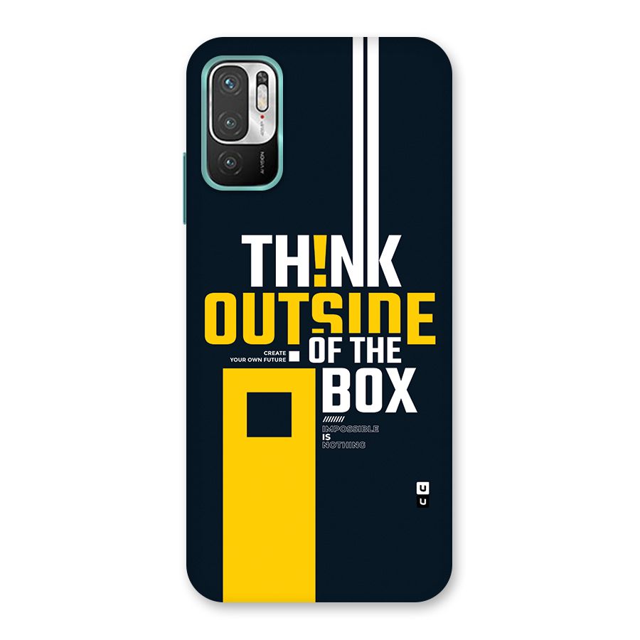 Awesome Think Out Side Back Case for Redmi Note 10T 5G