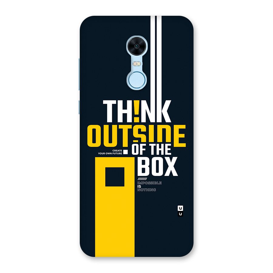 Awesome Think Out Side Back Case for Redmi Note 5