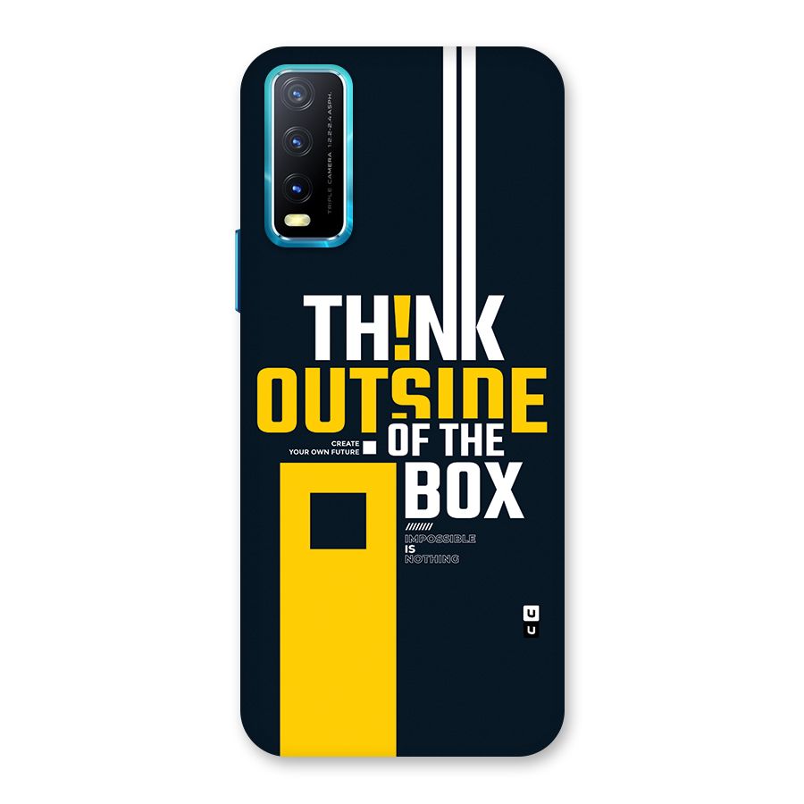 Awesome Think Out Side Back Case for Vivo Y20G