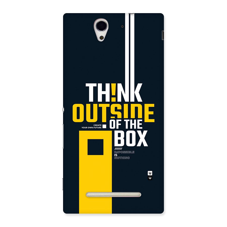 Awesome Think Out Side Back Case for Xperia C3