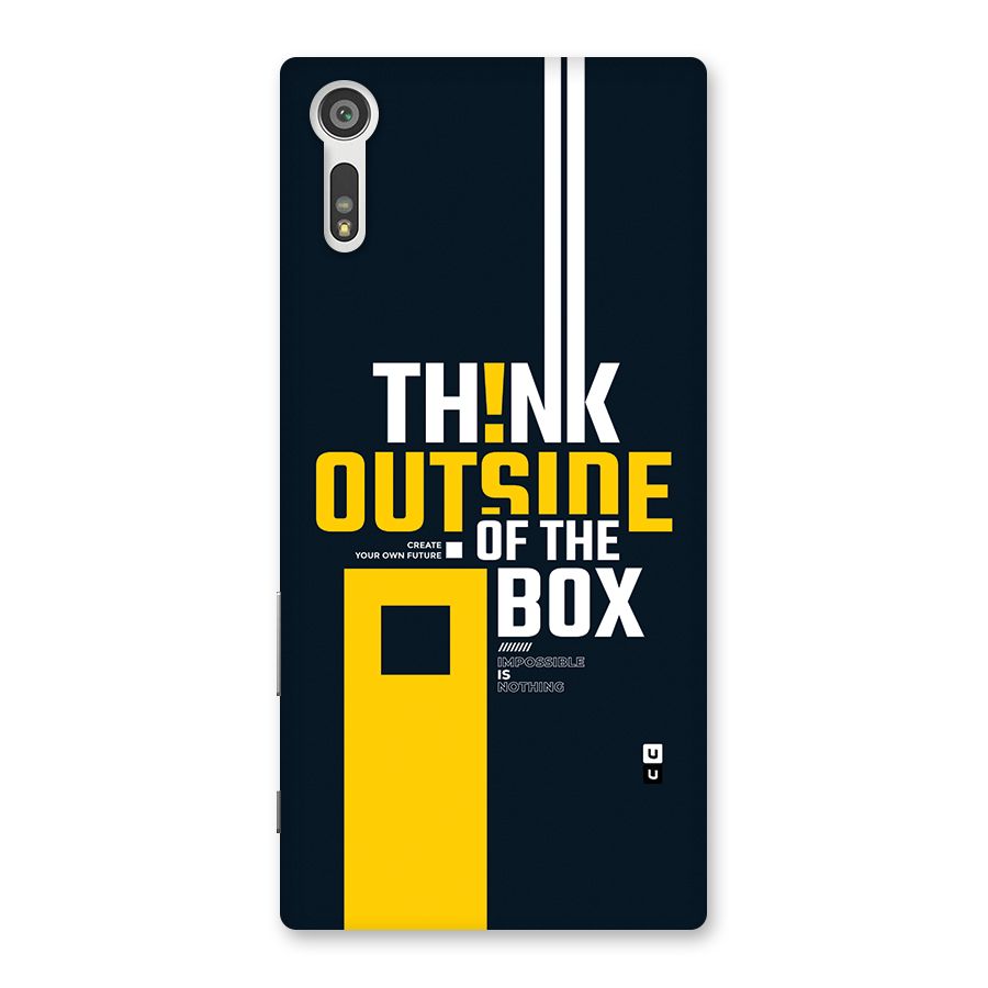 Awesome Think Out Side Back Case for Xperia XZ