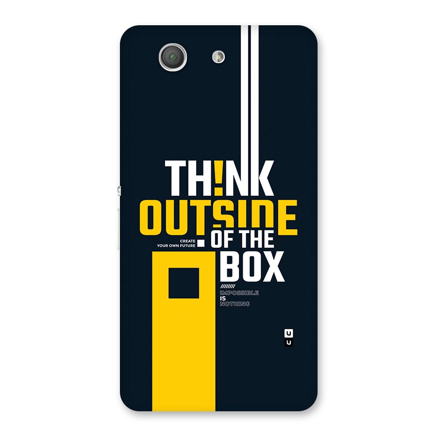 Awesome Think Out Side Back Case for Xperia Z3 Compact