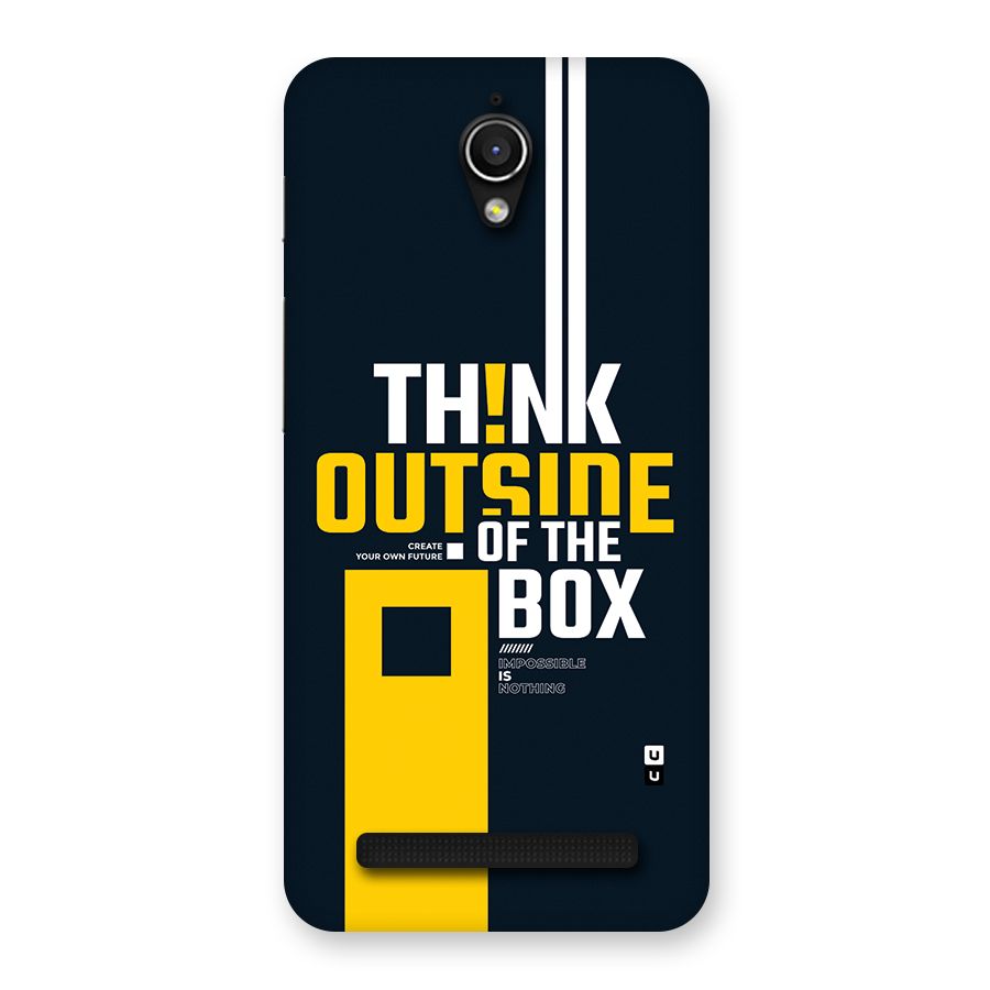 Awesome Think Out Side Back Case for Zenfone Go