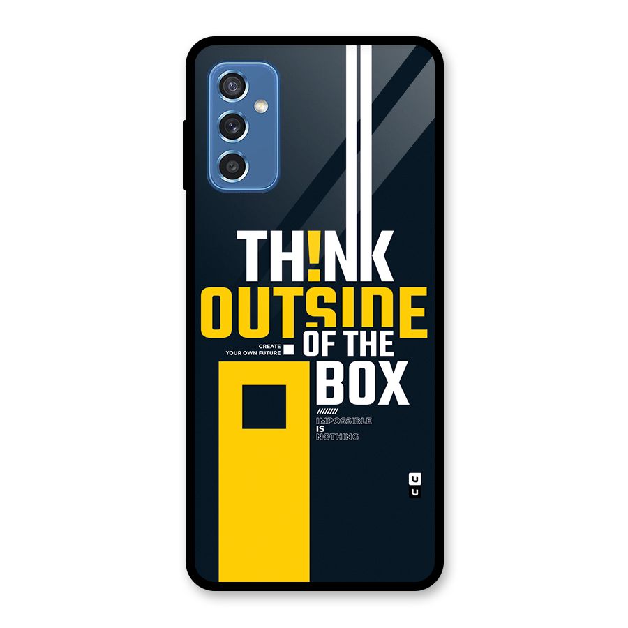 Awesome Think Out Side Glass Back Case for Galaxy M52 5G