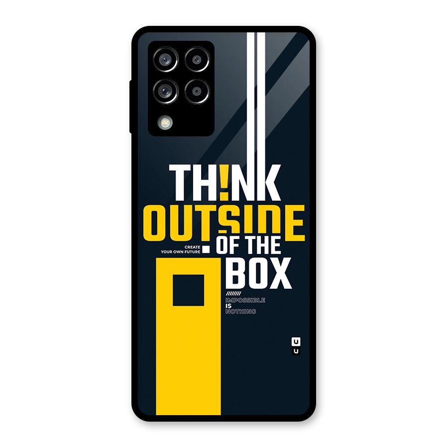 Awesome Think Out Side Glass Back Case for Galaxy M53 5G
