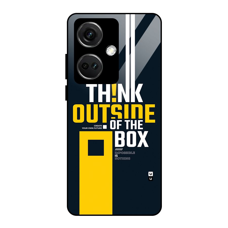 Awesome Think Out Side Glass Back Case for OnePlus Nord CE 3 5G