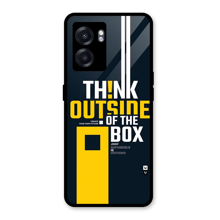 Awesome Think Out Side Glass Back Case for Realme Narzo 50 5G