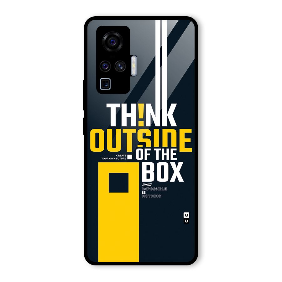 Awesome Think Out Side Glass Back Case for Vivo X50 Pro
