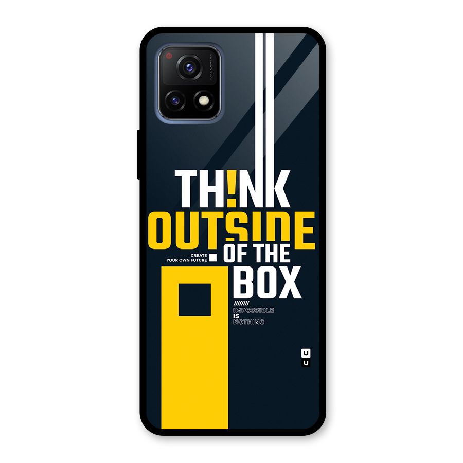 Awesome Think Out Side Glass Back Case for Vivo Y72 5G