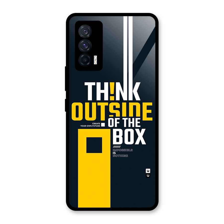 Awesome Think Out Side Glass Back Case for Vivo iQOO 7 5G