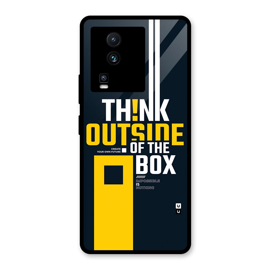 Awesome Think Out Side Glass Back Case for Vivo iQOO Neo 7