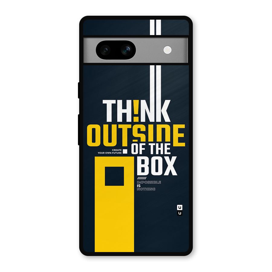 Awesome Think Out Side Metal Back Case for Google Pixel 7a
