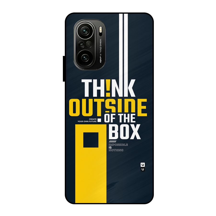 Awesome Think Out Side Metal Back Case for Mi 11X Pro