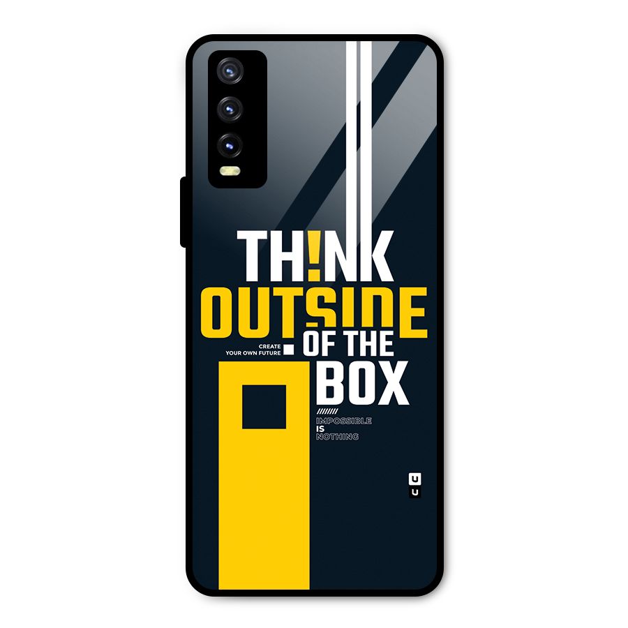 Awesome Think Out Side Metal Back Case for Vivo Y20