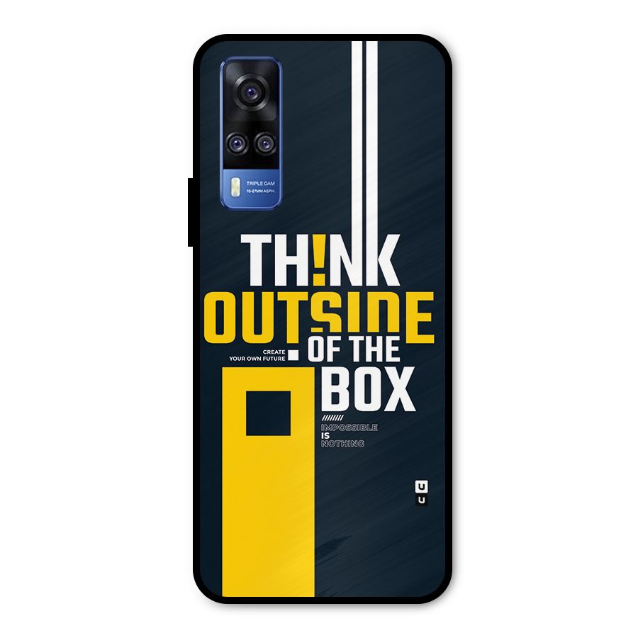 Awesome Think Out Side Metal Back Case for Vivo Y31