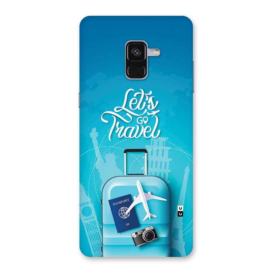 Awesome Travel Bag Back Case for Galaxy A8 Plus