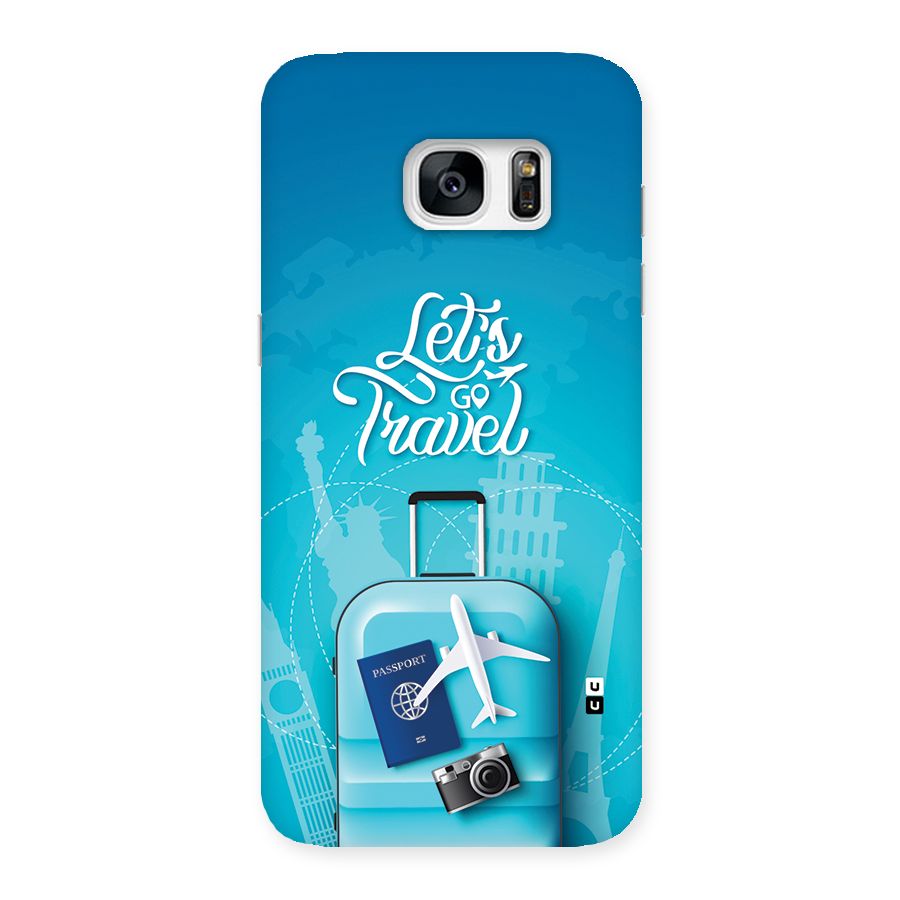 Awesome Travel Bag Back Case for Galaxy S7 Edge