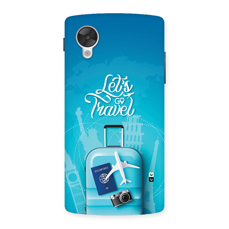 Awesome Travel Bag Back Case for Google Nexus 5