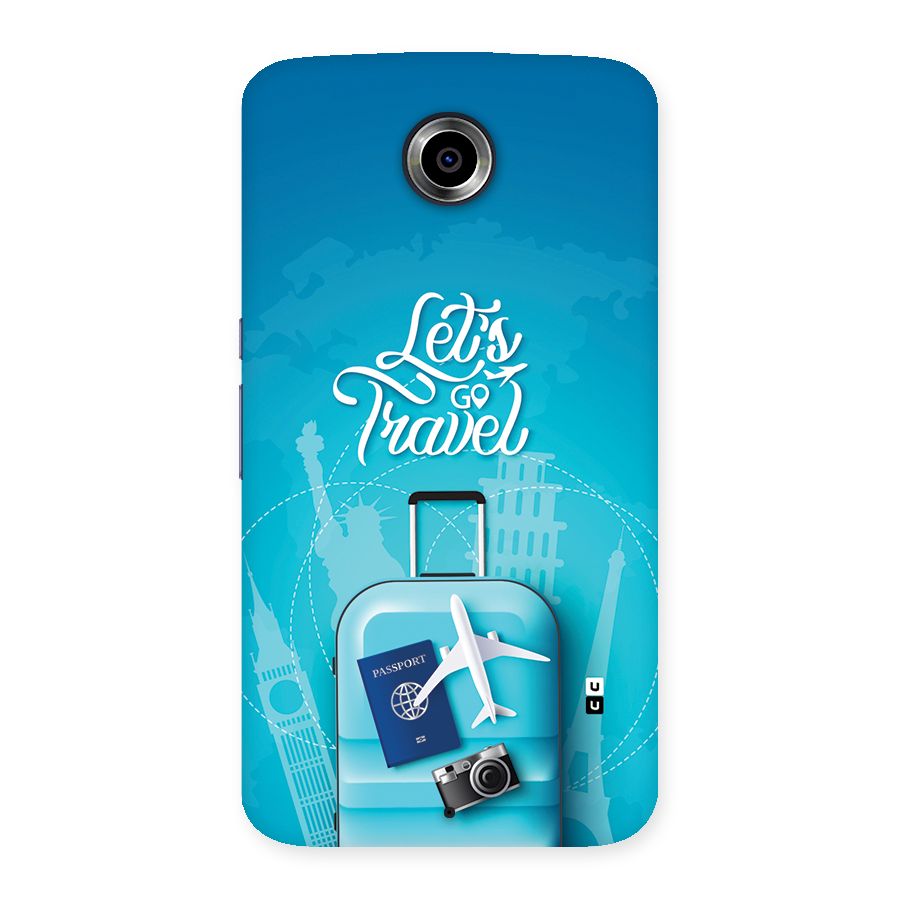 Awesome Travel Bag Back Case for Google Nexus 6