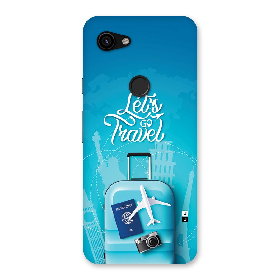 Awesome Travel Bag Back Case for Google Pixel 3a