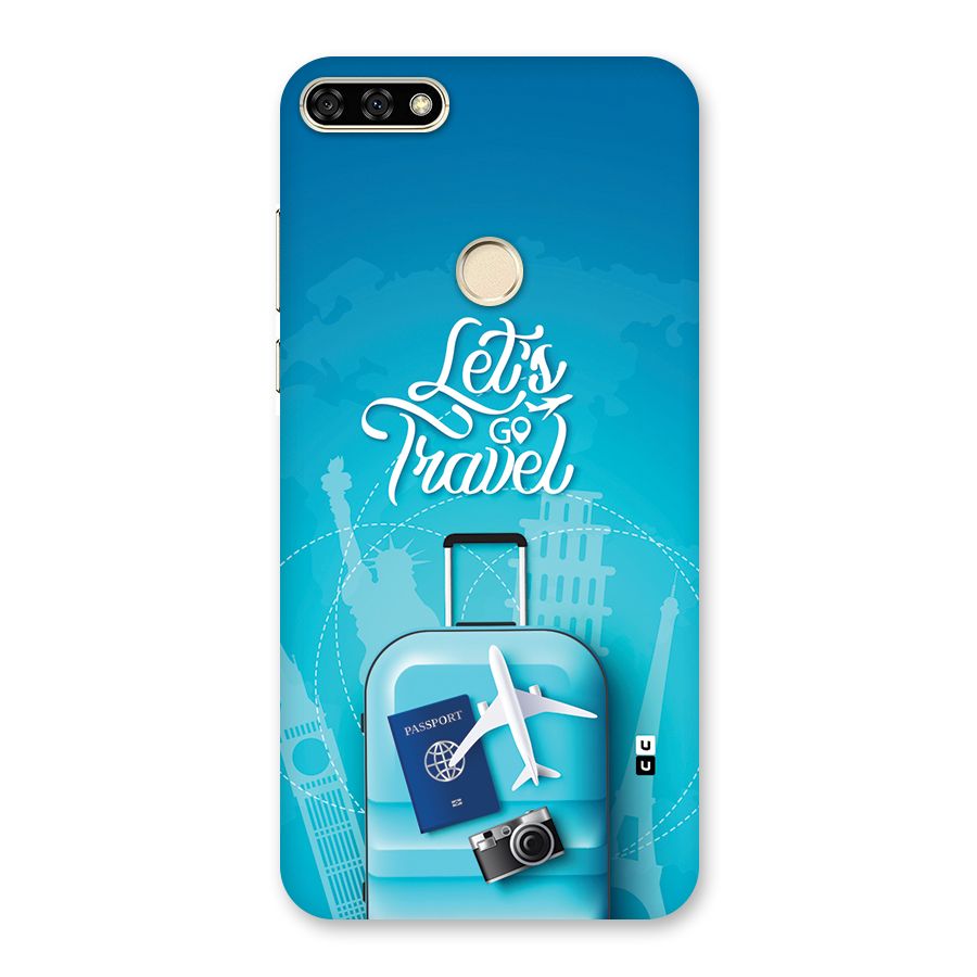 Awesome Travel Bag Back Case for Honor 7A