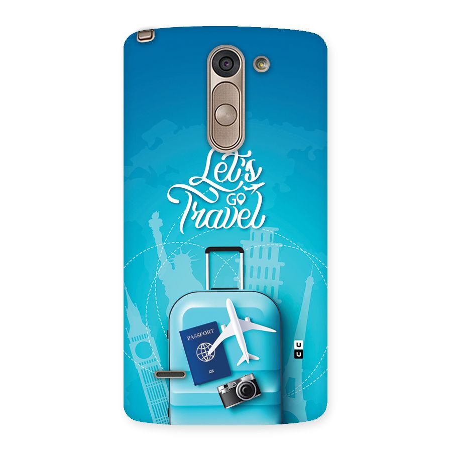 Awesome Travel Bag Back Case for LG G3 Stylus