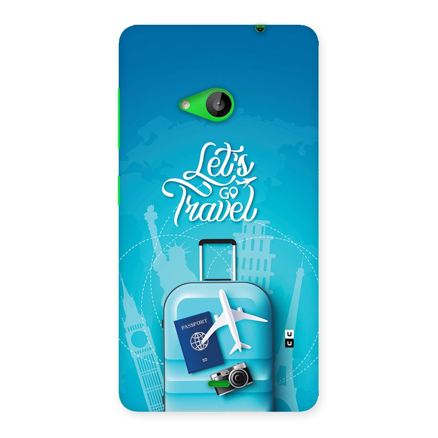 Awesome Travel Bag Back Case for Lumia 535