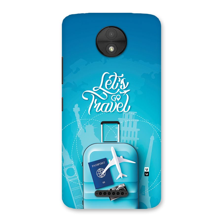 Awesome Travel Bag Back Case for Moto C
