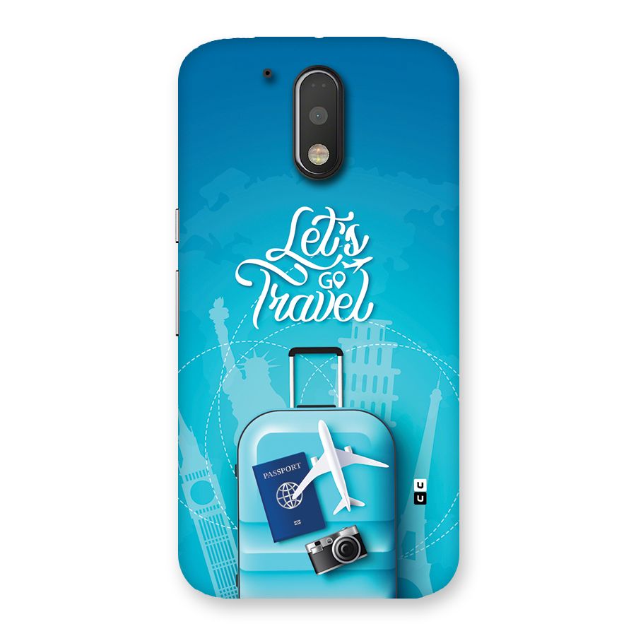Awesome Travel Bag Back Case for Moto G4 Plus