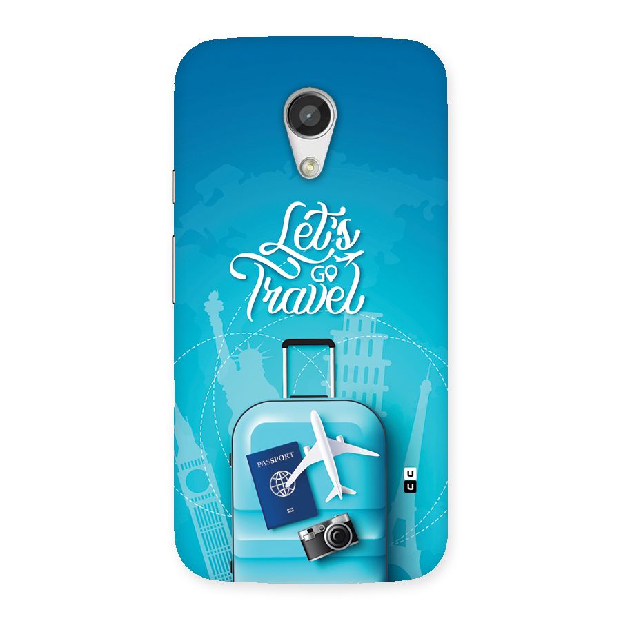 Awesome Travel Bag Back Case for Moto G 2nd Gen