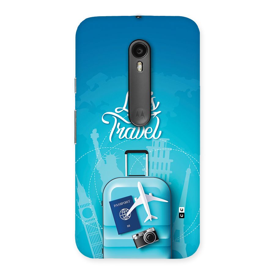 Awesome Travel Bag Back Case for Moto G Turbo