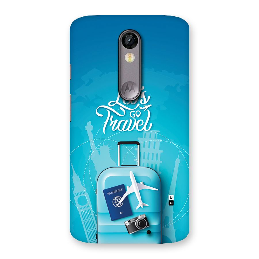 Awesome Travel Bag Back Case for Moto X Force