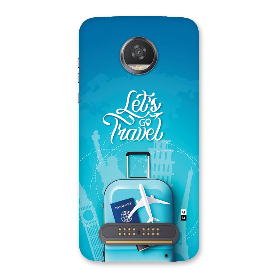 Awesome Travel Bag Back Case for Moto Z2 Play