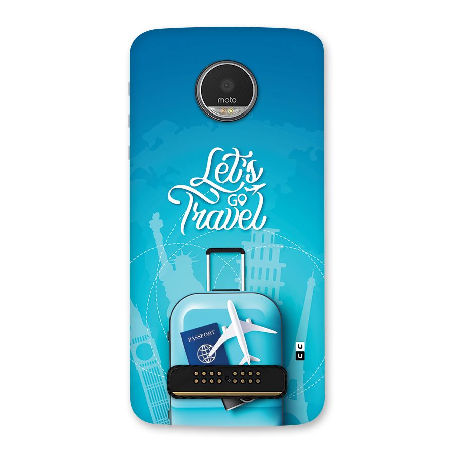 Awesome Travel Bag Back Case for Moto Z Play