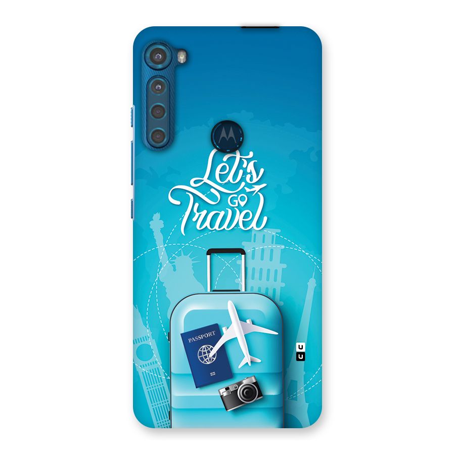 Awesome Travel Bag Back Case for Motorola One Fusion Plus