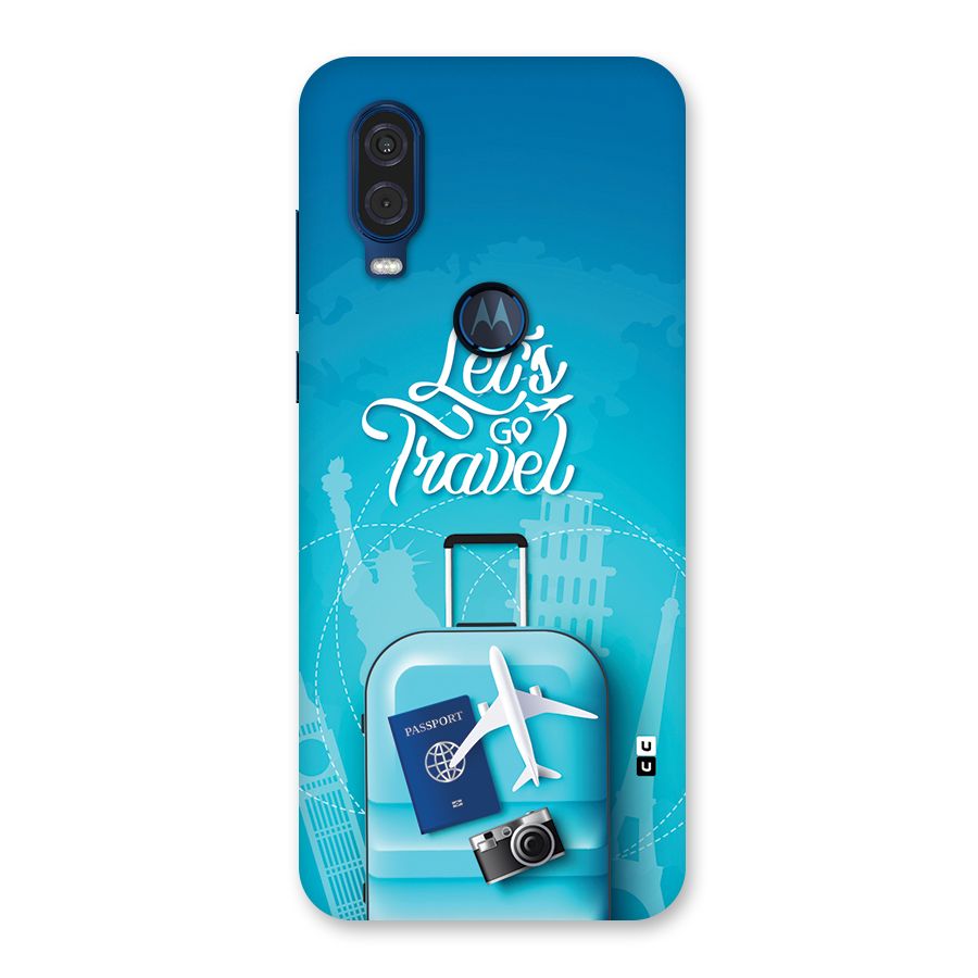 Awesome Travel Bag Back Case for Motorola One Vision