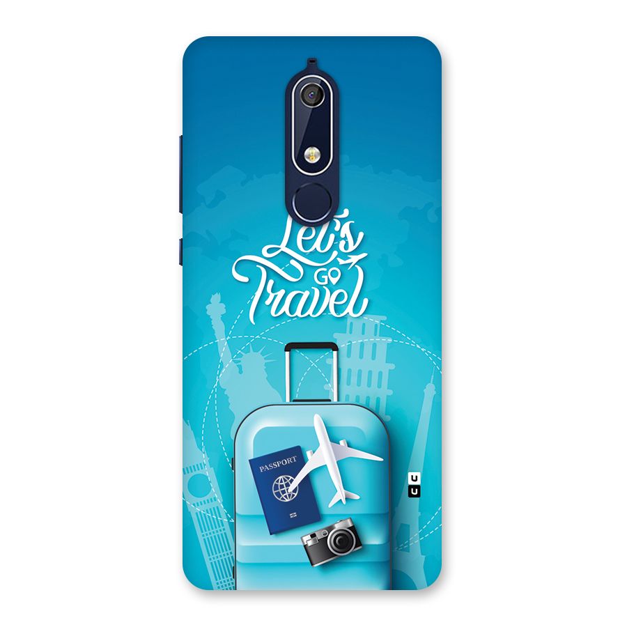 Awesome Travel Bag Back Case for Nokia 5.1