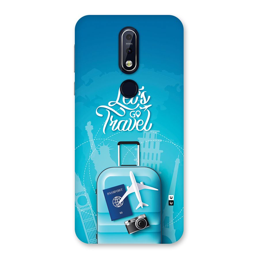 Awesome Travel Bag Back Case for Nokia 7.1