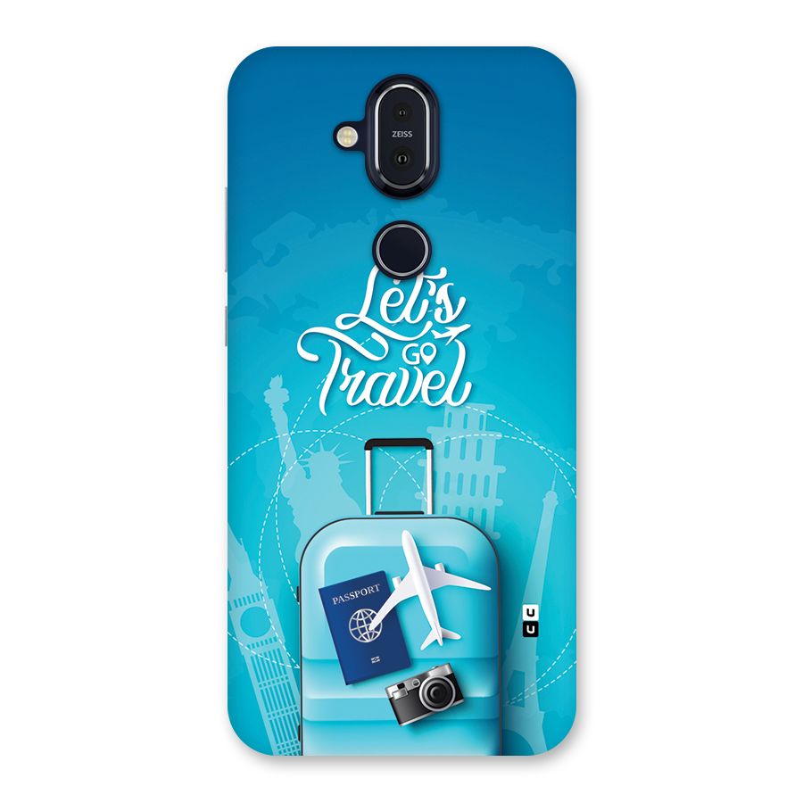 Awesome Travel Bag Back Case for Nokia 8.1